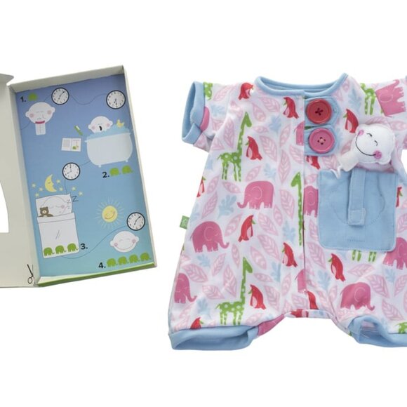 NWT Swedish Doll Clothes - Pink Pajamas - Picture 2 of 3